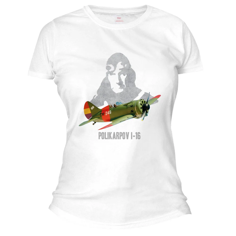 POLKARPOV avion camiseta mujer