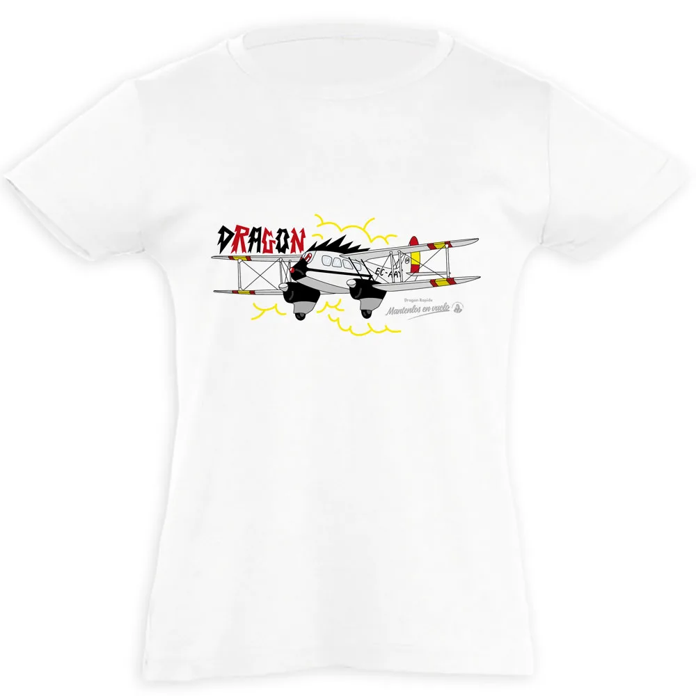 camiseta infantil avión Dragon Rapide