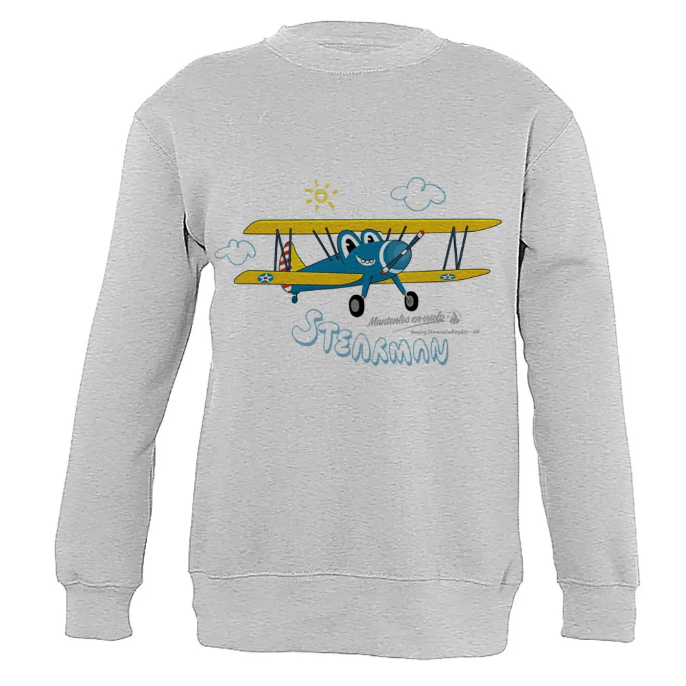 sudadera niño avion stearman