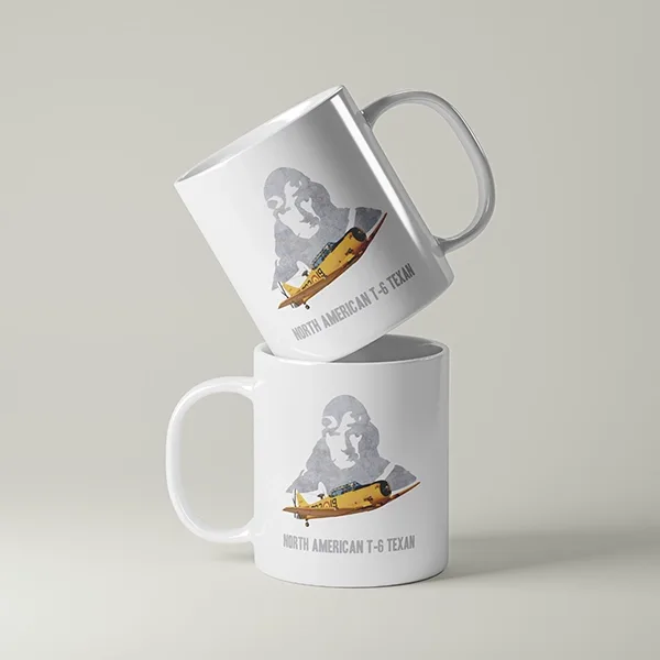 Taza Sombra infante North American T-6 Texan