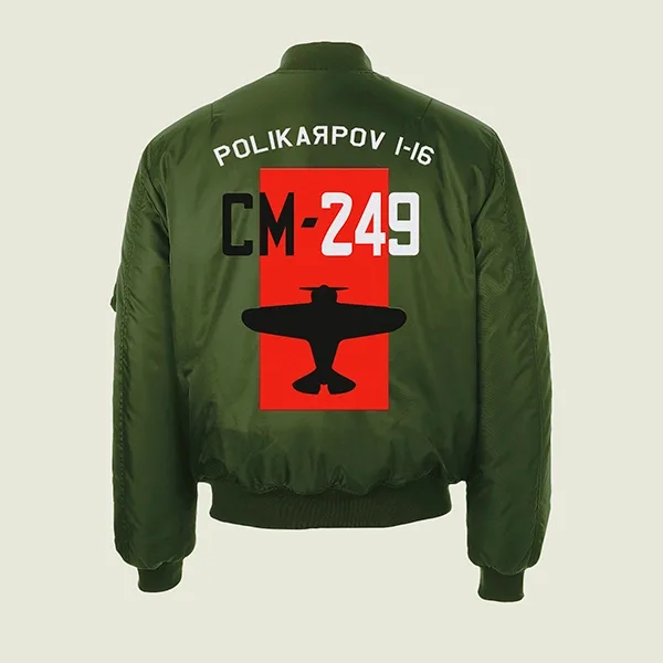Cazadora bomber Bordada Polikarpov I-16