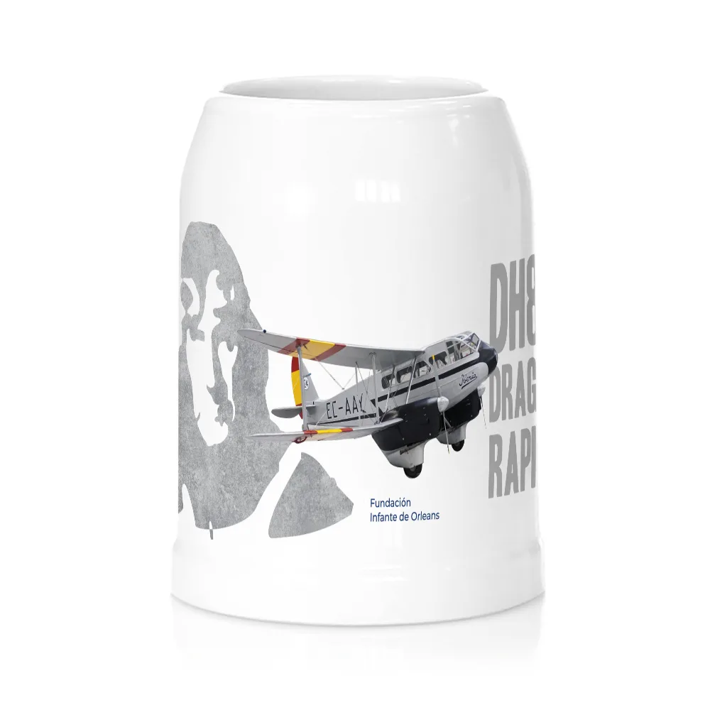 Jarra cerveza avión Dragon Rapide