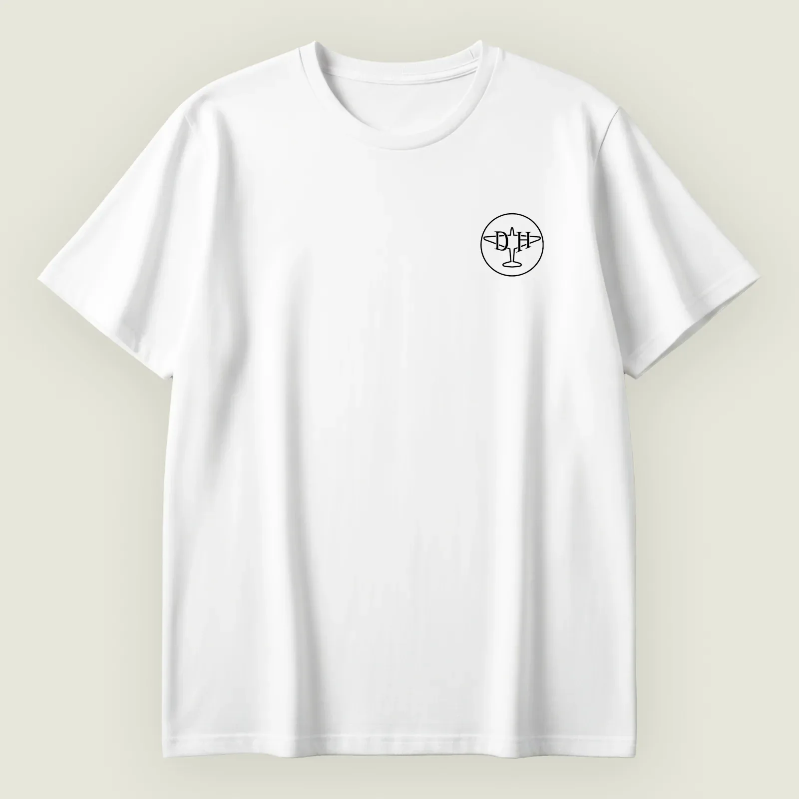 Camiseta DH 89 Dragon Rapide logotipo «Fly Reliably»