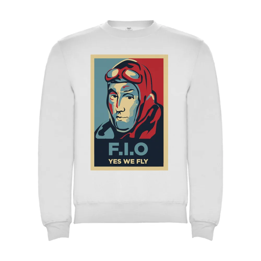 sudadera yes we fly