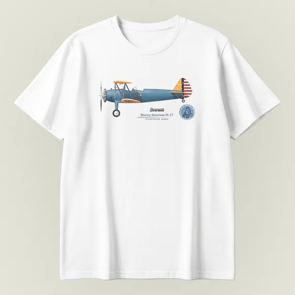 Camiseta Boeing Stearman Kaydet silueta