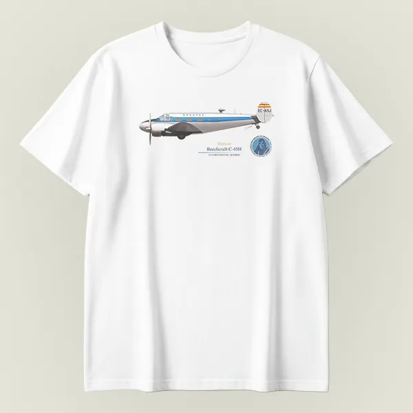 Camiseta Beechcraft c-45 silueta