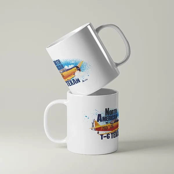 Taza Vintage «Clásicos del aire» Texan