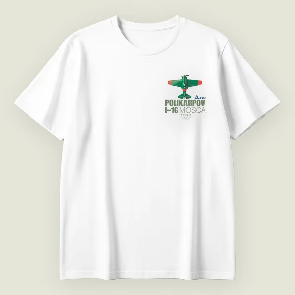 Camiseta «Clásicos del aire» Polikarpov I-16 MOSCA