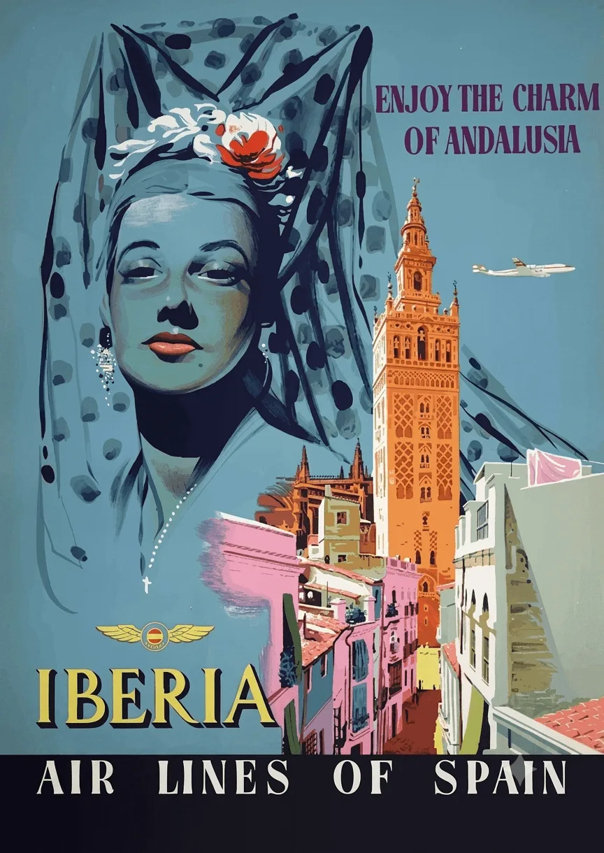 Chapa pequeña Iberia Andalucía - Sevilla