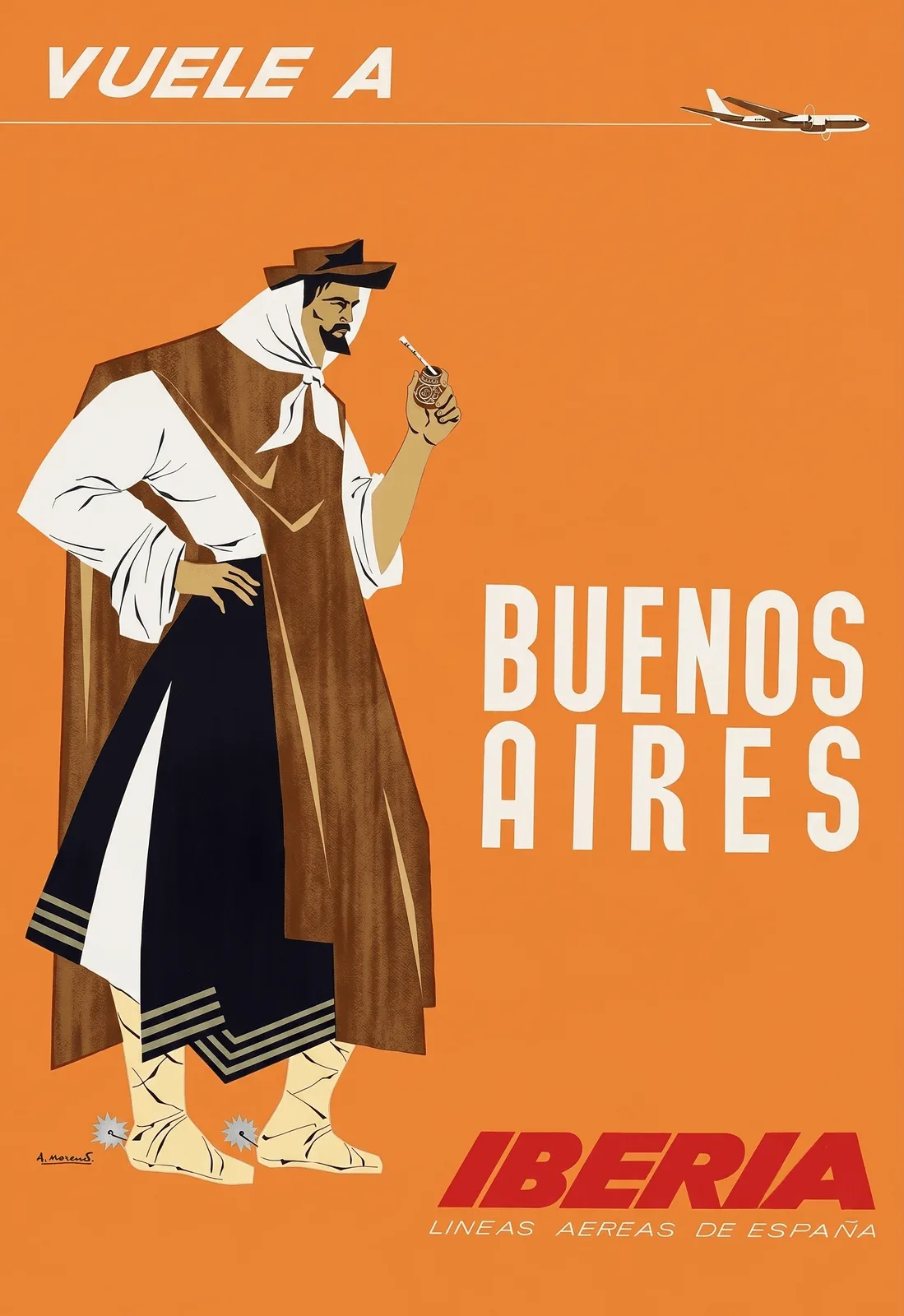 Chapa pequeña Iberia Buenos Aires
