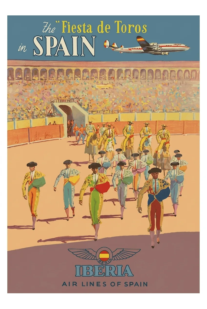 Chapa pequeña Iberia Fiesta de toros