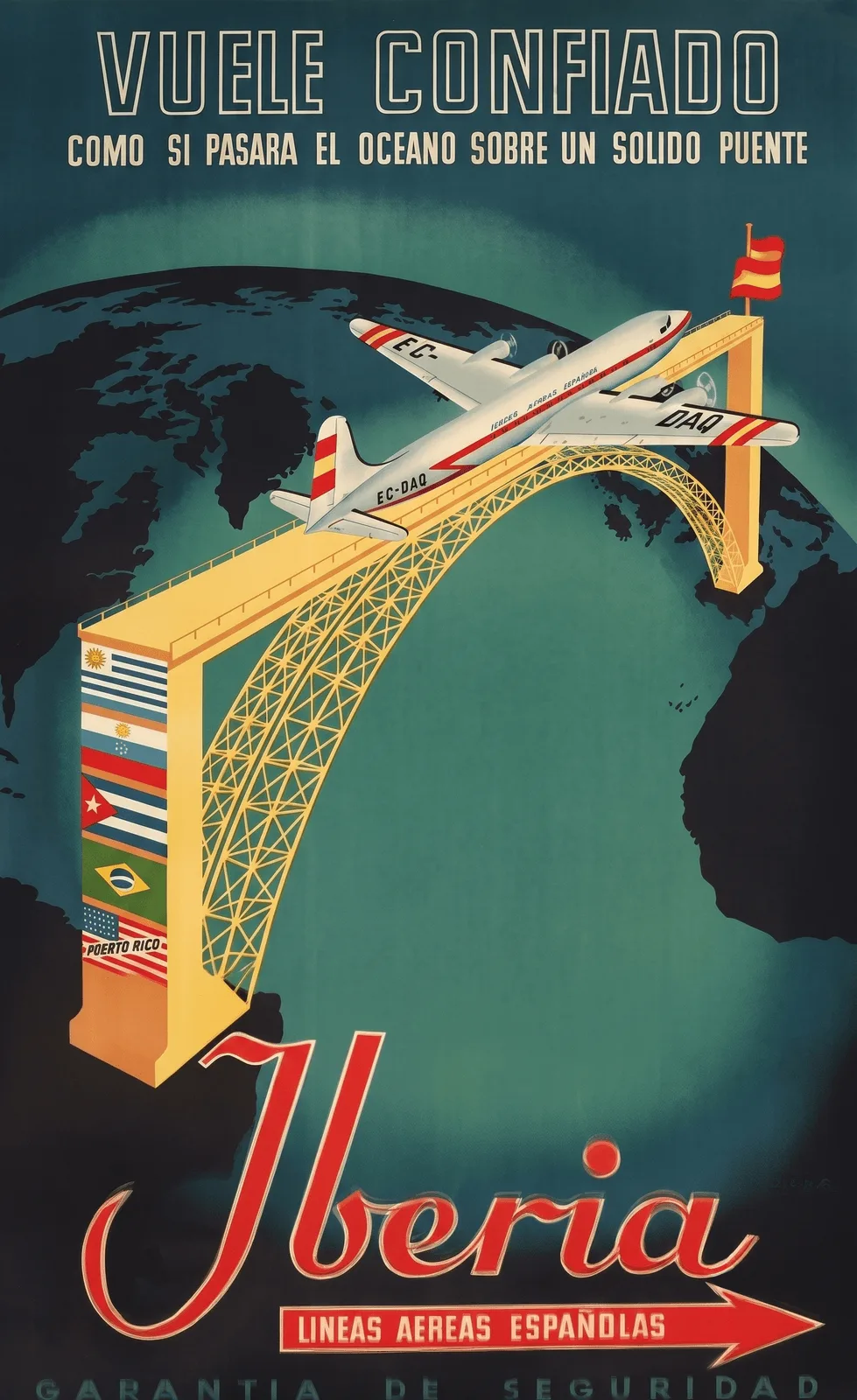 Chapa pequeña Iberia Puente Aéreo