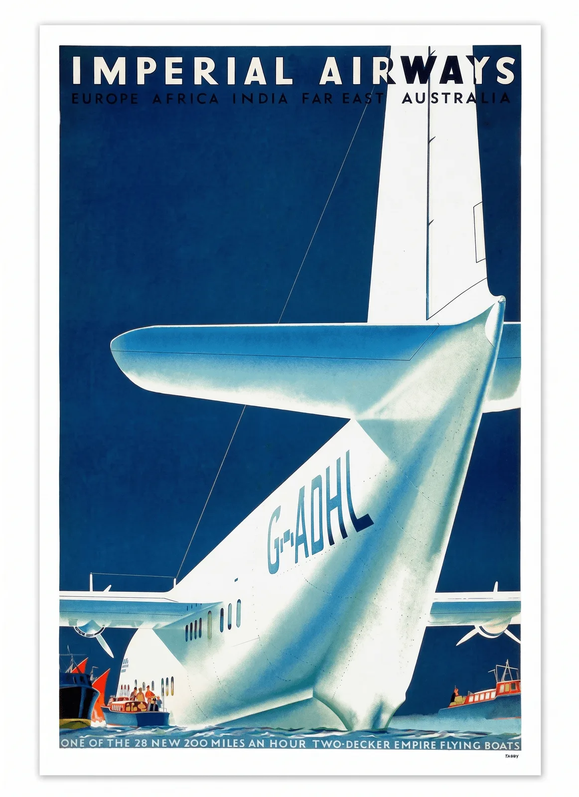 Chapa pequeña Imperial Airways